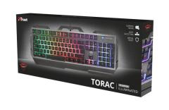 TRUST 23760 GXT856 Torac Illuminated Oyuncu Klavye