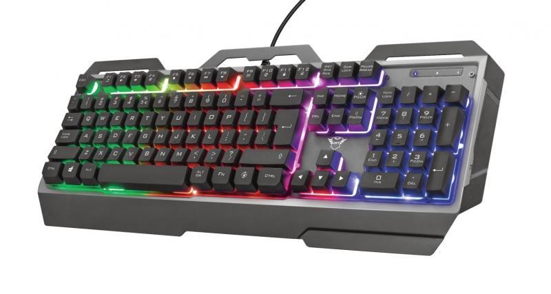 TRUST 23760 GXT856 Torac Illuminated Oyuncu Klavye