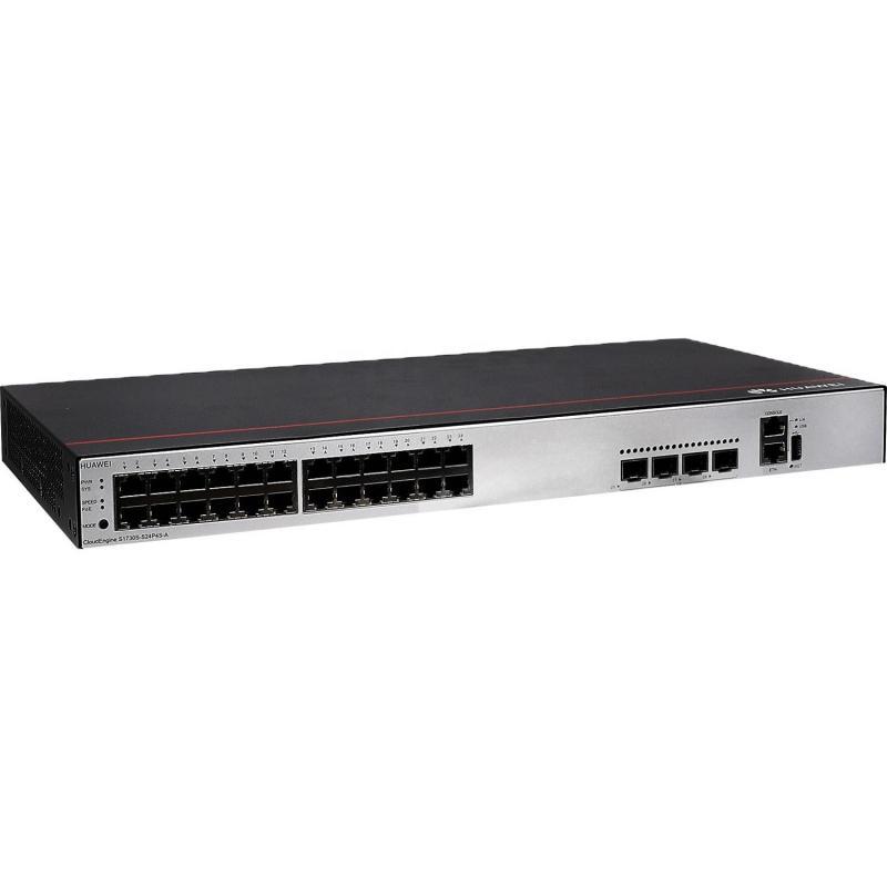 HUAWEI S1730S-S24P4S-A (24*10/100/1000BASE-T ports, 4*GE SFP ports, PoE+, AC