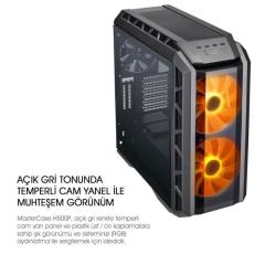 COOLERMAST Tempered Glass 2x200mm RGB Led Fanlı Super Mid Tower Gaming Kasa