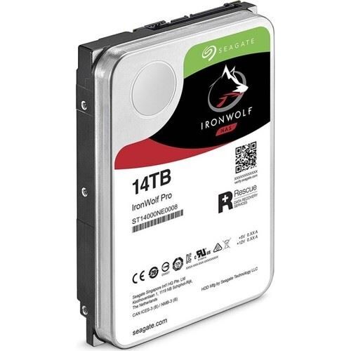 SEAGATE ST14000NT001 14TB Sata 7200RPM 256MB Ironwolf Pro New Dahili Disk