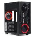 DARK DKCHDIAMOND580 500W 80+ Diamond Full Akrilik Yan Panel 2x12 cm Kırmızı Led fanlı Atx Ka