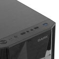 DARK DKCHDIAMOND580 500W 80+ Diamond Full Akrilik Yan Panel 2x12 cm Kırmızı Led fanlı Atx Ka
