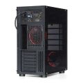 DARK DKCHDIAMOND580 500W 80+ Diamond Full Akrilik Yan Panel 2x12 cm Kırmızı Led fanlı Atx Ka