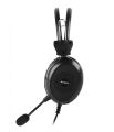 A4 TECH HU-30-USB-BLACK HU-30 Mikrofonlu USB Stereo Kulaklık