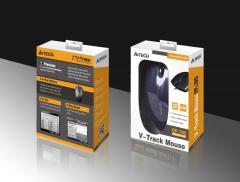 A4 TECH OP-760-USB-BLACK Kablolu USB V-Track 1000DPI Siyah Mouse