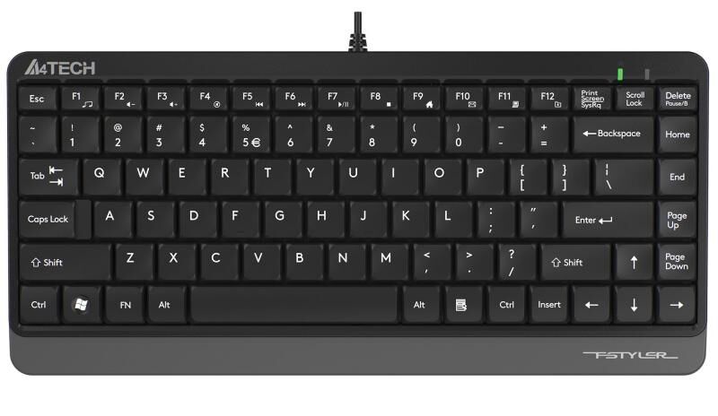 A4 TECH FK11-Q-USB-GREY FK11 Q USB GRİ MİNİ TÜRKÇE FN-MULTİMEDYA KLAVYE