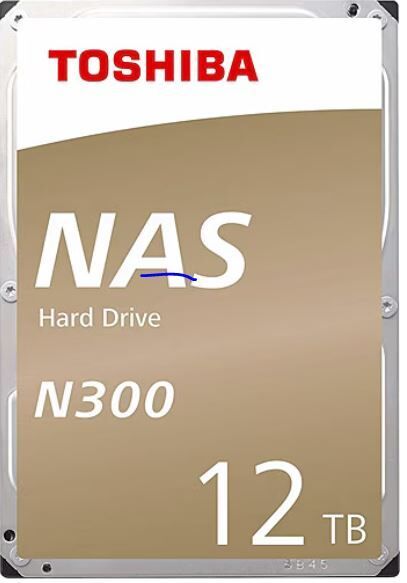 TOSHIBA HDWG51CUZSVA 3.5'' 12TB 7200 SATA3 512MB N300 7/24 NAS