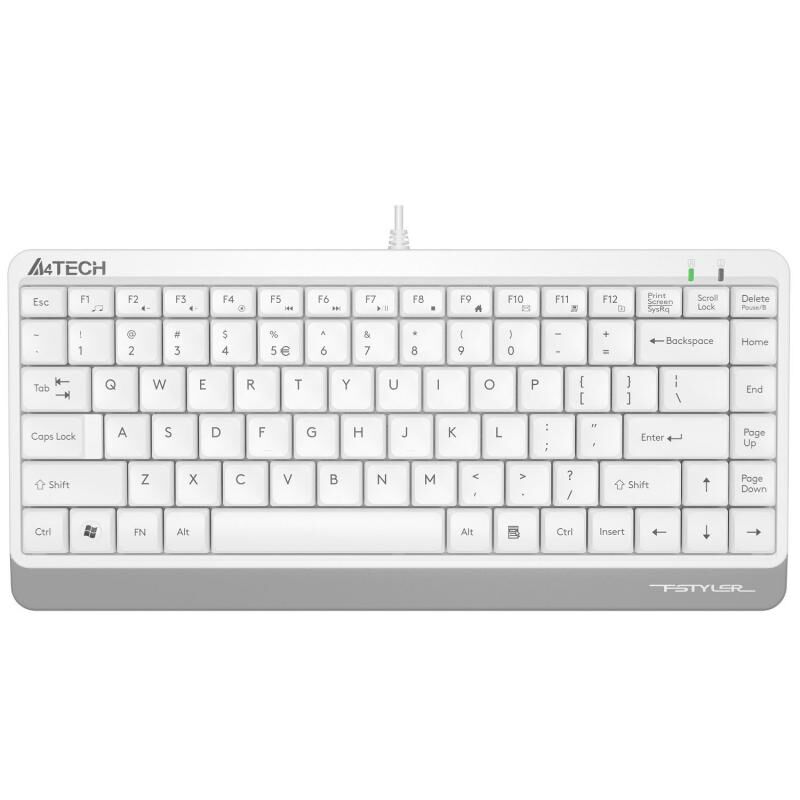 A4 TECH FK11-Q-USB-BEYAZ FK11 Q USB BEYAZ MİNİ TÜRKÇE FN-MULTİMEDYA KLAVYE