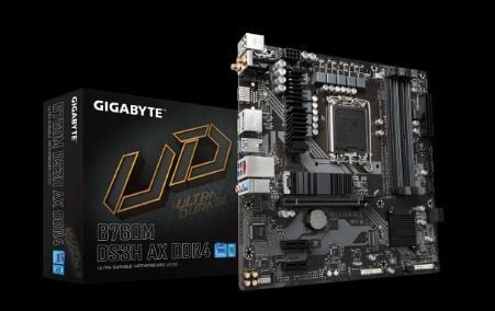 GIGABYTE B760M-DS3H-AX-DDR4 Intel® Socket LGA 1700:Support 13th and 12th Gen Series Processors - (GIGABYTE TÜRKİYE GARANTİLİ)
