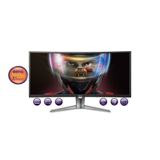BENQ EX3501R 35'' 3440x1440 4Ms 100Hz HDMI DP USB Kavisli  VA LCD Gri Monitör