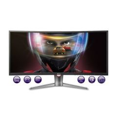 BENQ EX3501R 35'' 3440x1440 4Ms 100Hz HDMI DP USB Kavisli  VA LCD Gri Monitör