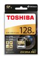 TOSHIBA THN-N501G1280E6 128GB Extreme Pro SDXC 270MB Class 10 UHS II SD-MMC Kart