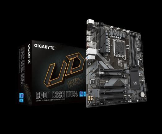 GIGABYTE B760-DS3H-DDR4 MAB B760 GAMING AX 1700 DDR4 - (GIGABYTE TÜRKİYE GARANTİLİ)