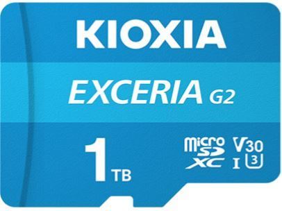 KIOXIA LMEX2L001TG2 Exceria G2 1 TB Micro SD V30 4K