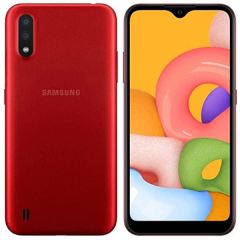 SAMSUNG A015F-16GB-RED Galaxy A01 16GB Kırmızı Akıllı Telefon