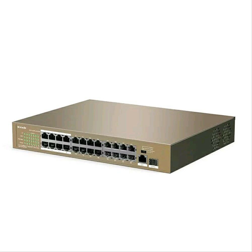 TENDA TEF1126P -24-250W 24 Port 10/100Mbps +1 Gigabit/SFP Slotl Switch 24 Port