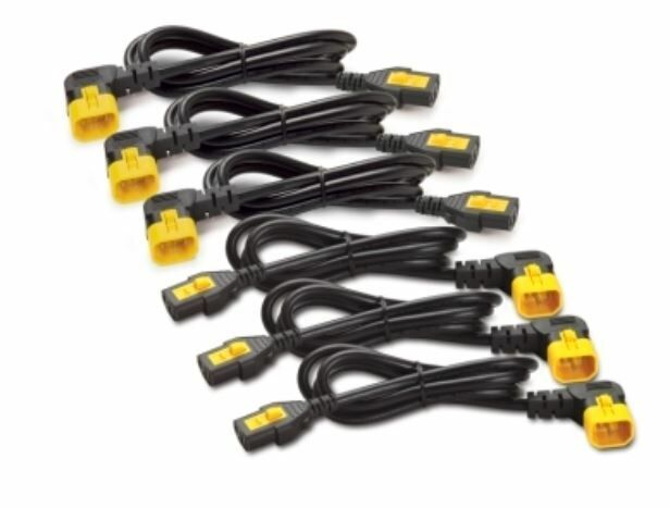 APC AP8702R-WW Power Cord Kit 6ea Locking C13 TO C14 0.6m
