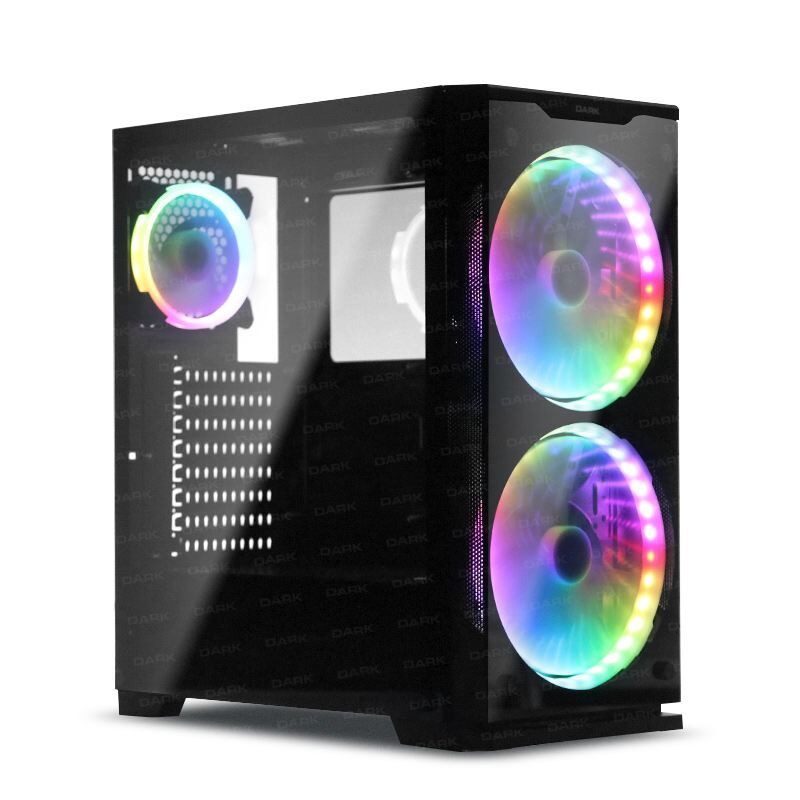 DARK DKCHPRESTIGE680 600W 80 + PRESTIGE 2 x 20 cm Ön Panel ,1x 12cm Arka Rgb Fan ATX KASA