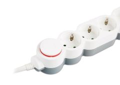 S-LINK 1.5m 3G1.5mm2 900 Joule 5Li Akım Korumalı Priz Çoklayıcı SPG9J05