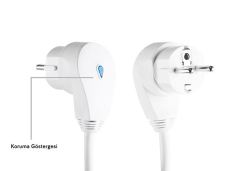 S-LINK 1.5m 3G1.5mm2 900 Joule 5Li Akım Korumalı Priz Çoklayıcı SPG9J05