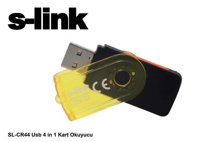 S-LINK USB2.0 4 in 1 Kart Okuyucu SL-CR44