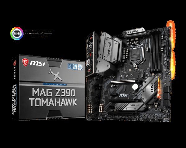MSI Intel Z390 1151 DDR4 4400MHz HDM,DP RGB Anakart MAG_Z390_TOMAHAWK
