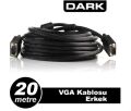 DARK 20M M/M Monitör PC Arası VGA Data Görüntü Kablosu DK-CB-VGAL2000