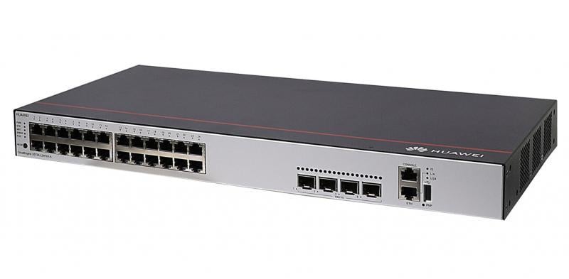 HUAWEI S5735-L24P4X-A (24*10/100/1000BASE-T ports, 4*10GE SFP+ ports, PoE+, AC