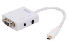 S-LINK Micro USB to VGA + Audio Çevirici SL-MUV13