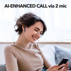 TAOTRONICS TT-BH1120 IPX5 Suya Dayanıklı Bluetooth 5.3 ENC USB-C Şarjlı TWS Kulaklık