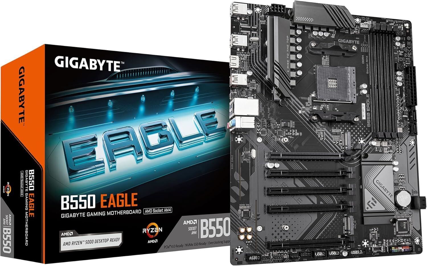GIGABYTE B550-EAGLE-WIFI6 3200MHz DDR4 AM4 M.2 HDMI DisplayPort ATX Anakart
