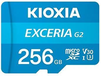 KIOXIA LMEX2L256GG2 256GB EXCERIA MicroSD C10 U3 UHS1 R100 Hafıza kartı
