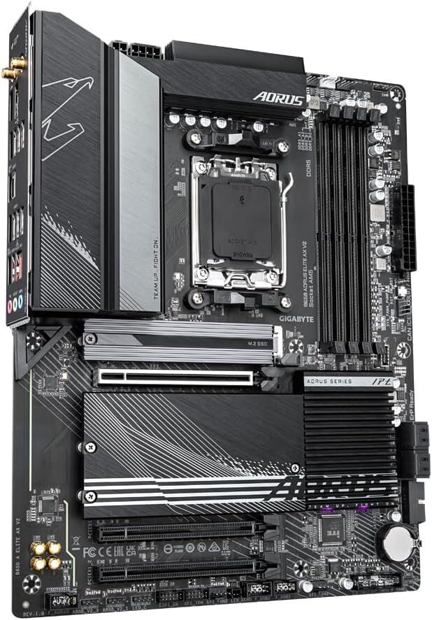 GIGABYTE B650-A-ELITEAX-V2 8000MHz OC DDR5 AM5 M.2 HDMI DisplayPort ATX Anakart