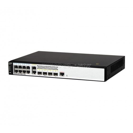 HUAWEI S5720-12TP-PWR-LI- 8Eth.10/100/1000PoE+ ports,2Gig SFP2 dualpurp 10/100/10 or SFP,124W PoE