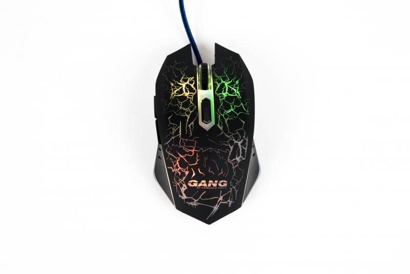GANG 4 Farklı DPI, 6 Tuş, RGB, LED Işıklı Gaming Mouse