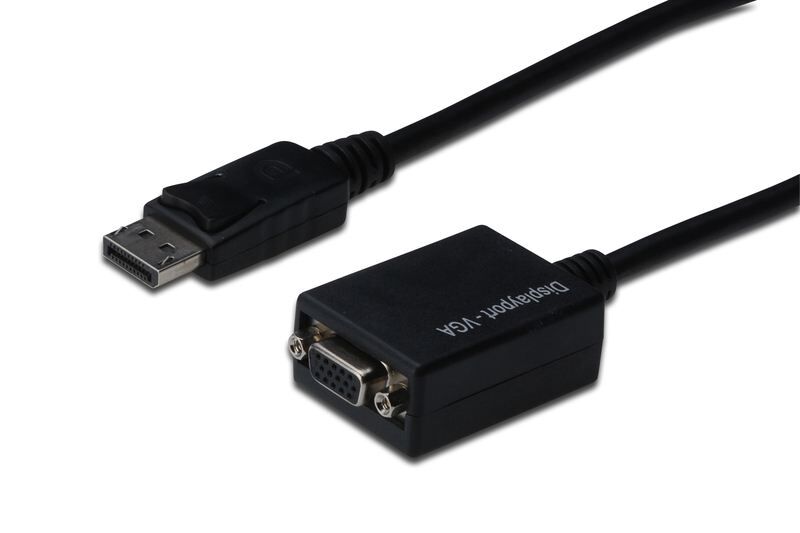 ASSMANN AK-340410-001-S 0.15mt DisplayPort / VGA Adaptör Kablo