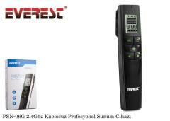 EVEREST 2.4GHz Presenter Lazer Siyah USB Kumanda PSN-06G