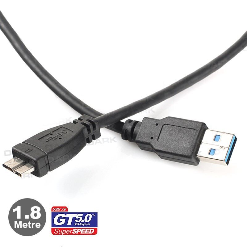 DARK 1.8m USB3.0 Micro B Taşınabilir Disk Kablosu DKCBUSB3MICROBL180