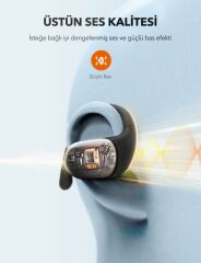 TAOTRONICS TT-BH1123 KULAKUSTU KULAKLIK BLACK