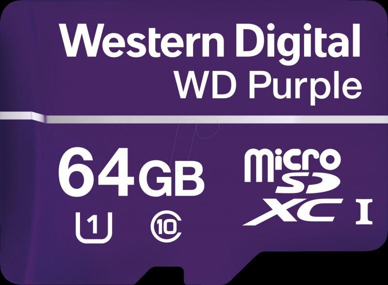 WD 64GB Surveillance microSD