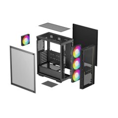 DEEPCOOL MATREXX50MESHPF700 MATREXX50 V3 ADD-RGB 4 FANLI ATX Gaming Kasa