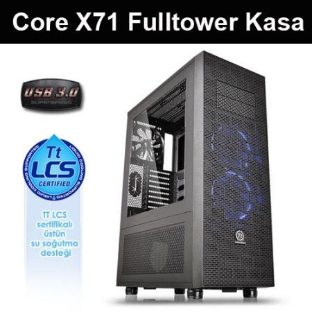 THERMALTAK Core X71 Modüler Full Tower Pencereli Kasa (PSU yok)