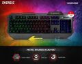 RAMPAGE USB Q Gökkuşağı Aydınlatmalı Multimedya Gaming Klavye KB-R74