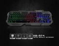 RAMPAGE USB Q Gökkuşağı Aydınlatmalı Multimedya Gaming Klavye KB-R74