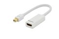 DIGITUS 84507 DisplayPort Adap.Kab.mini DP - HDMI A Tip M/F, 0.15m, DP 1.1a uyumlu, CE