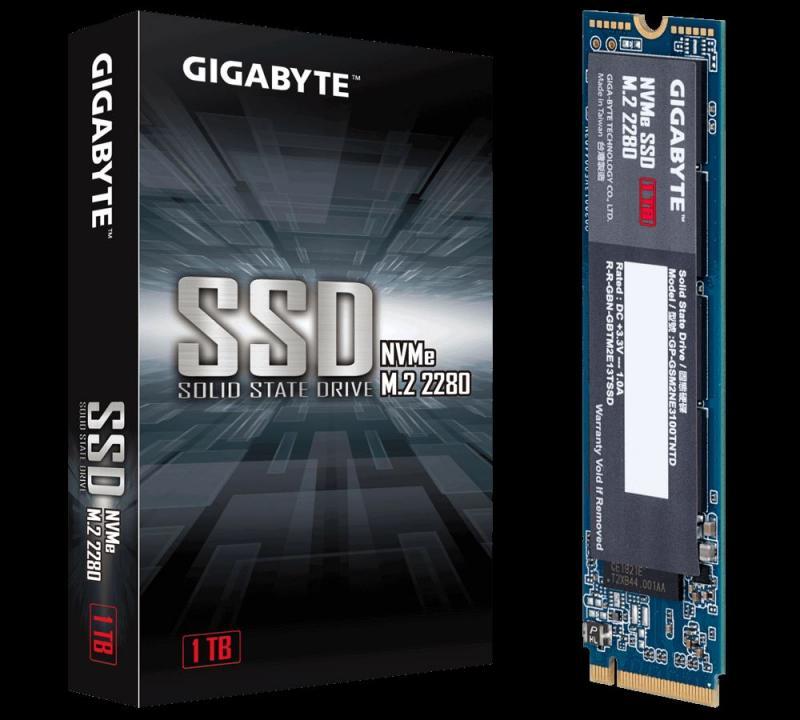 GIGABYTE GP-GSM2NE3100TNTD Ssd 1tb m.2 nvme 1.3 2500-2100 mbs