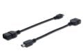 ASSMANN AK-300310-002-S USB 2.0 adap. kab.OTG, Tip mini B - A M/F, 0,2m