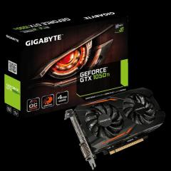 GIGABYTE GV-N105TOC-4GD GTX1050TI 4GB 128B GDDR5 DVI-D,HDMI,DP OC Nvidia Ekran Kartı
