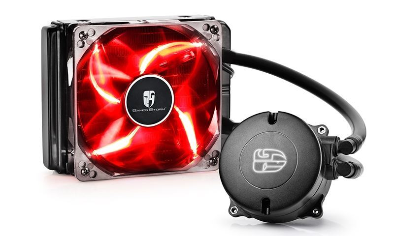 DEEPCOOL Intel ve AMD Soket Kırmızı Sıvı Bazlı İşlemci Soğutucu MAELSTROM120T_RED